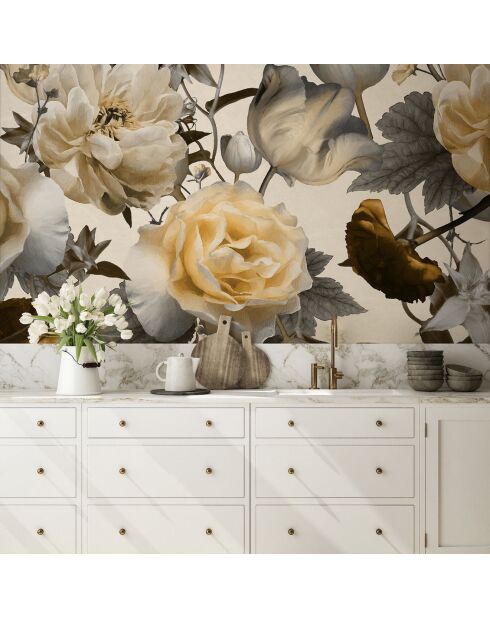 Fresque Vanity Ivoire - 150x305 cm