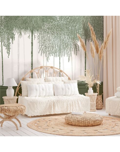 Fresque Woods Vert Forêt - 150x305 cm