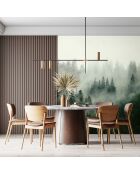 Fresque Boreal Forest Vert de Chypre - 150x305 cm