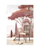 Fresque Côte d'Azur Ocre Rouge - 150x305 cm