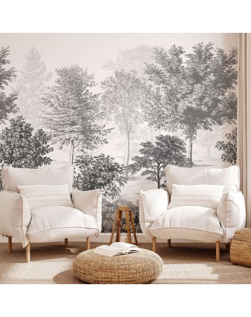 Fresque In the woods In the Dullness - 150x305 cm