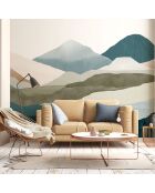 Fresque Montaña Caqui - 150x305 cm