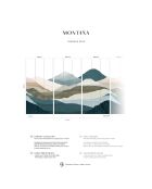 Fresque Montaña Caqui - 150x305 cm