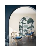 Fresque Pinewood Pine Blue - 150x305 cm