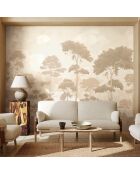 Fresque Pinewood Pine Sand - 150x305 cm