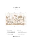 Fresque Pinewood Pine Sand - 150x305 cm