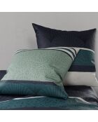 Parure housse de couette Antika bleu/vert