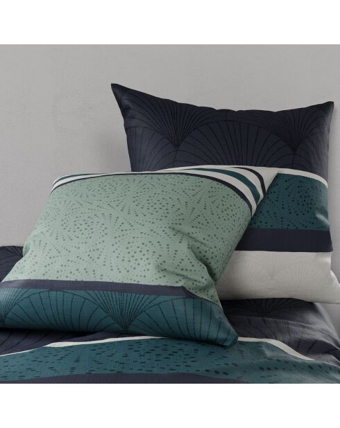 Parure housse de couette Antika bleu/vert