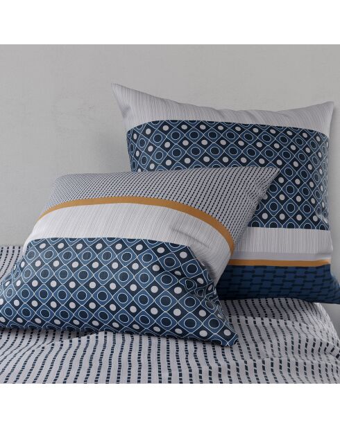 Parure housse de couette Zante bleue