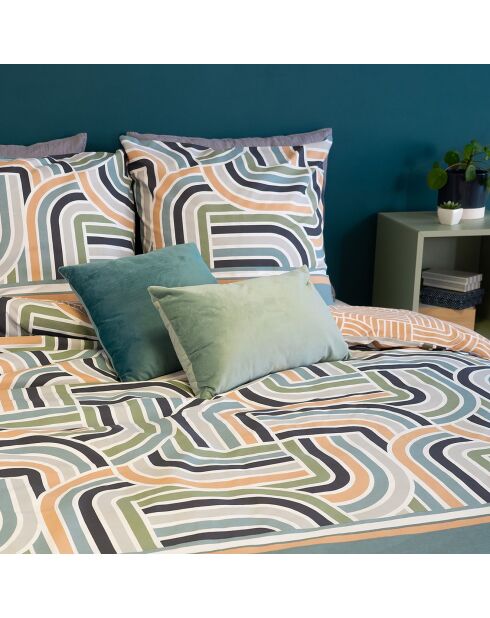 Loute veelkleurige dekbedovertrekset - 240x220 cm