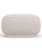Pouf Linden Chenille beige - 65x65x39 cm