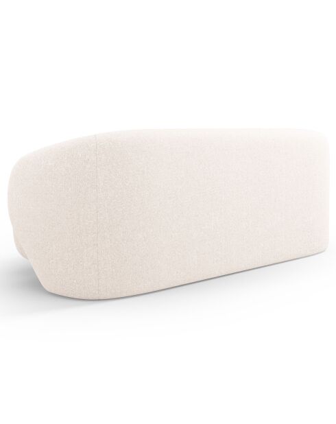 Canapé Linden Chenille 2 Places beige clair - 169x102x72 cm
