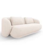 Canapé Linden Chenille 2 Places beige clair - 169x102x72 cm