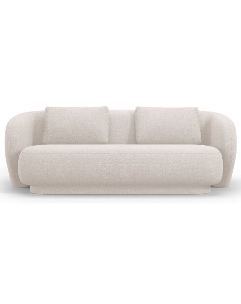 Canapé Linden Chenille 2 Places beige - 169x102x72 cm