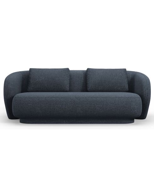Canapé Linden Chenille 2 Places bleu - 169x102x72 cm