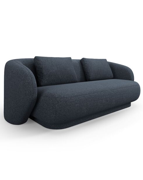 Canapé Linden Chenille 2 Places bleu - 169x102x72 cm