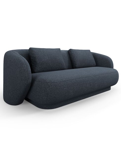 Canapé Linden Chenille 2 Places bleu - 169x102x72 cm