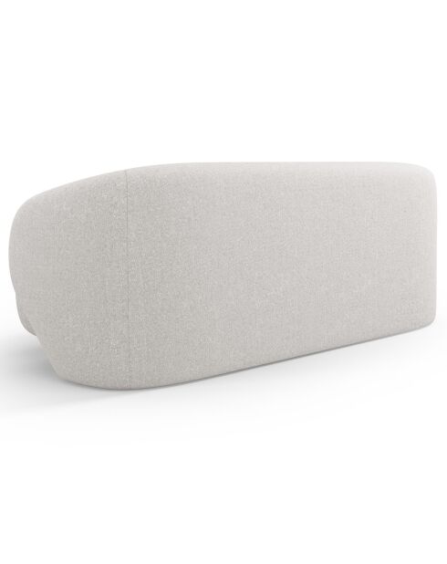 Canapé Linden Chenille 2 Places argenté chiné - 169x102x72 cm