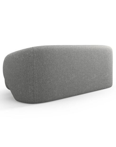 Canapé Linden Chenille 2 Places gris foncé - 169x102x72 cm