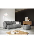 Canapé Linden Chenille 2 Places gris foncé - 169x102x72 cm