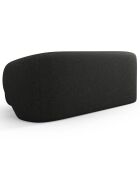 Canapé Linden Chenille 2 Places noir - 169x102x72 cm