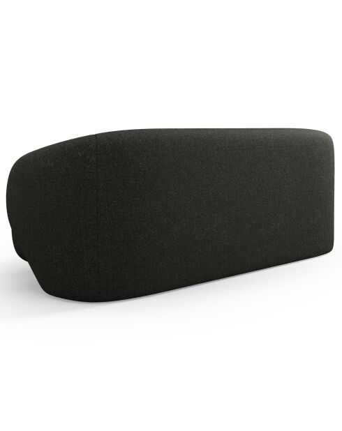 Canapé Linden Chenille 2 Places noir - 169x102x72 cm