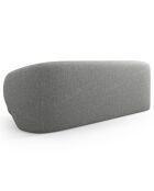 Canapé Linden 3 Chenille Places gris foncé - 204x102x72 cm