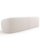 Canapé Linden Chenille 4 Places beige - 304x102x72 cm