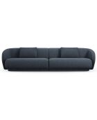 Canapé Linden Chenille 4 Places bleu - 304x102x72 cm