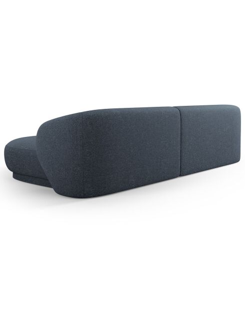 Canapé angle droit Linden Chenille 4 Places bleu - 289x177x72 cm