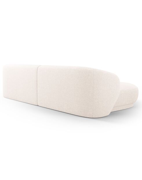 Canapé angle gauche Linden Chenille 4 Places beige clair - 289x177x72 cm