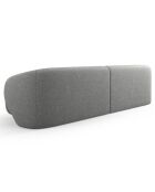 Canapé Linden Chenille 4 Places gris foncé - 304x102x72 cm