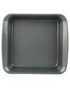 Moule Acier Forme carrée gris - 22x22x5.5 cm