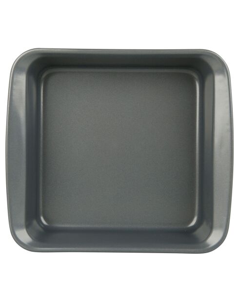 Moule Acier Forme carrée gris - 22x22x5.5 cm