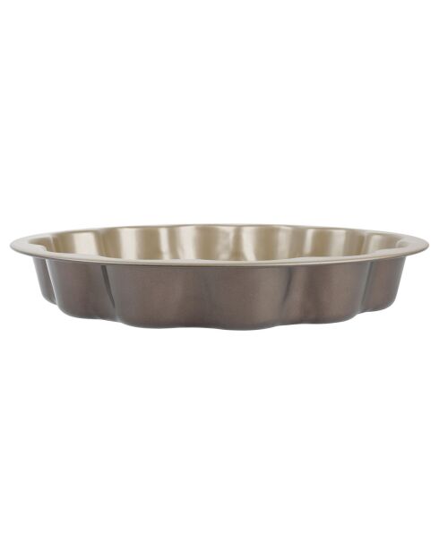 Moule à clafoutis Acier bronze - D.30 cm