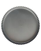 Moule à tarte Vulcain  gris - D.28x3 cm