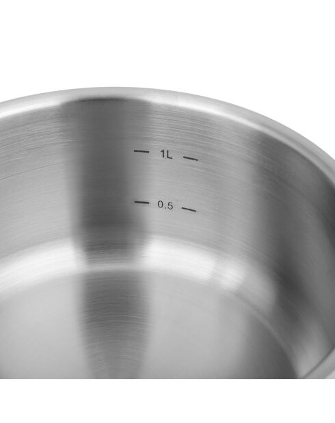 Casserole Arpège induction gris/noir - D.16x8 cm