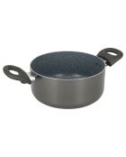 Stoofpot met stoomdeksel autan inductie grijs - d.20x9 cm