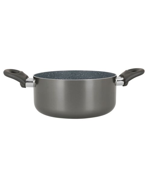 Faitout avec couvercle vapeur autan induction gris - d.20x9 cm