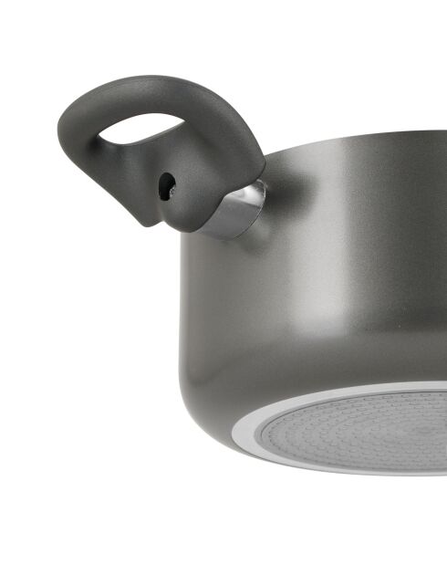 Faitout avec couvercle vapeur autan induction gris - d.20x9 cm