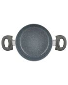 Stoofpot met stoomdeksel autan inductie grijs - d.20x9 cm