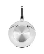 Wok brillant Arpège induction gris/noir - D.28x8.5 cm