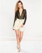 Short en Tweed Mercy écru