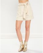 Short en Tweed Mercy écru