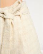 Short en Tweed Mercy écru
