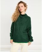 Pull en Laine & Mohair mélangés Sierra vert