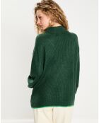 Pull en Laine & Mohair mélangés Sierra vert