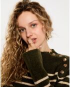 Pull Effie kaki/beige