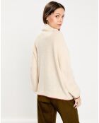 Pull en Laine & Mohair mélangés Sierra écru