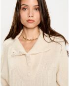 Pull en Laine & Mohair mélangés Sierra écru